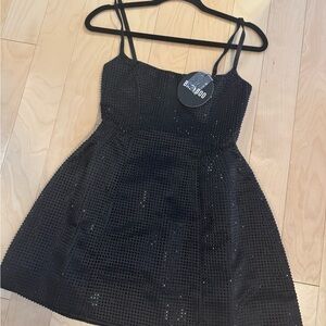 EMMA MINI DRESS - BLACK